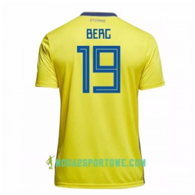 Koszulka Szwecja Berg 19 Mistrzostwa Świata 2018 Domowe Stroje Piłkarskie